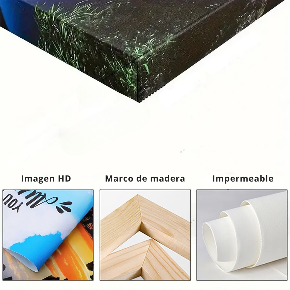 Arte de Pared del Bosque Sereno